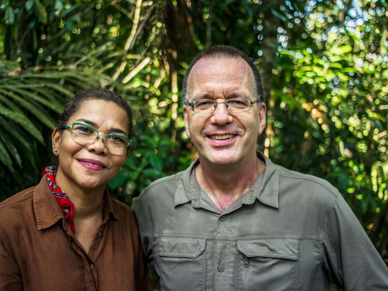 Andreas Eke e Iliana Armién