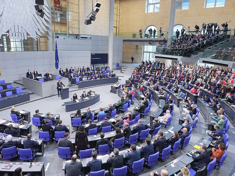 New majority situation in the Bundestag