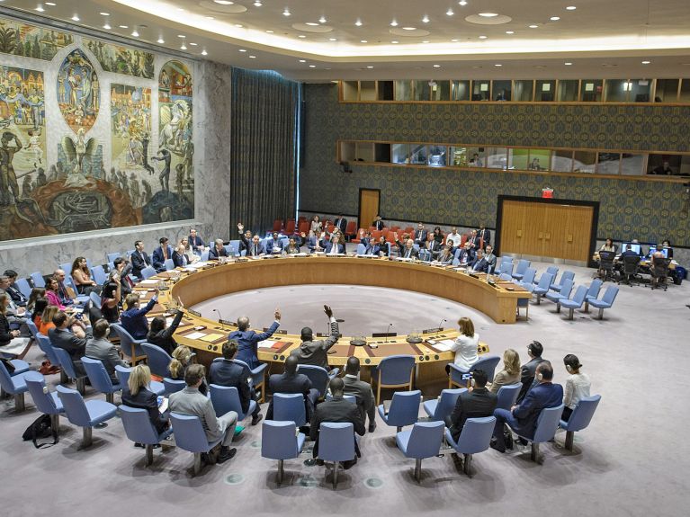 В последний раз Германия была представлена в Совете Безопасности ООН в 2011/12 гг.