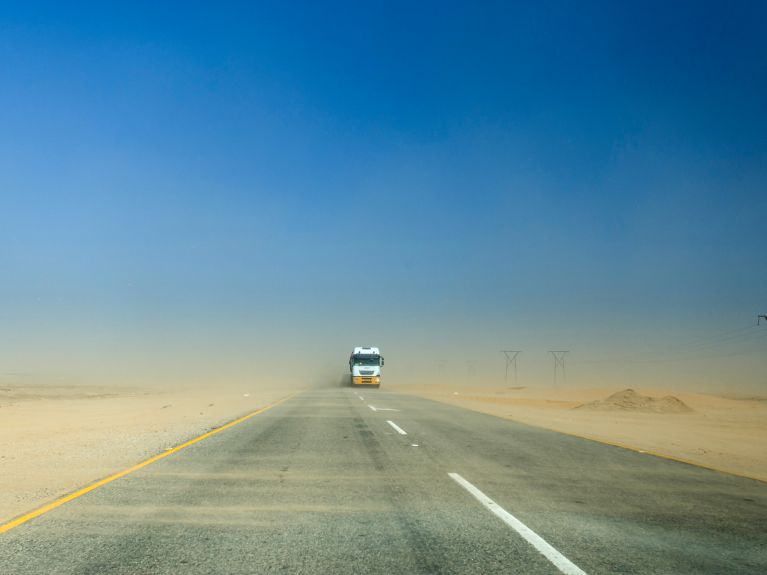 Autoroute en Namibie