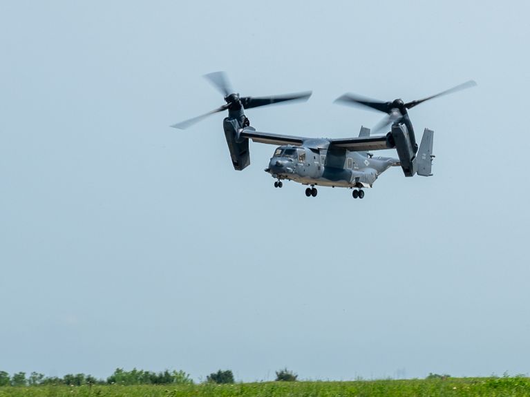 The Wingcopter founders were inspired by the Bell-Boeing V-22 Osprey.