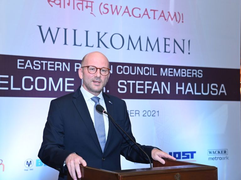 Stefan Halusa, Chef der Indo-German Chamber of Commerce Stefan Halusa, Chef der Indo-German Chamber of Commerce