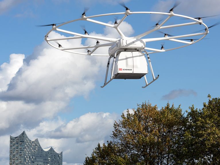 The cargo VoloDrone The cargo VoloDrone