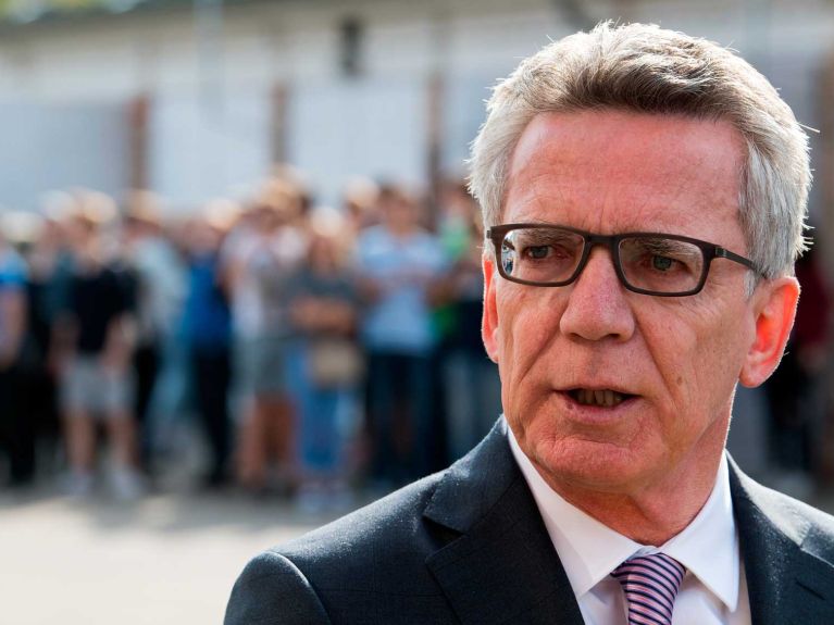 German Federal Minister of the Interior Thomas de Maizière