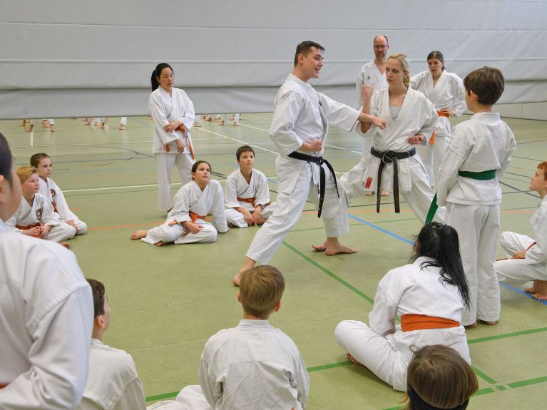Karateunterricht