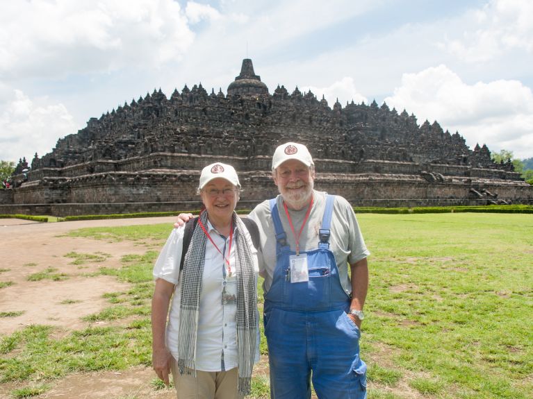 Hans Leisen and his wife