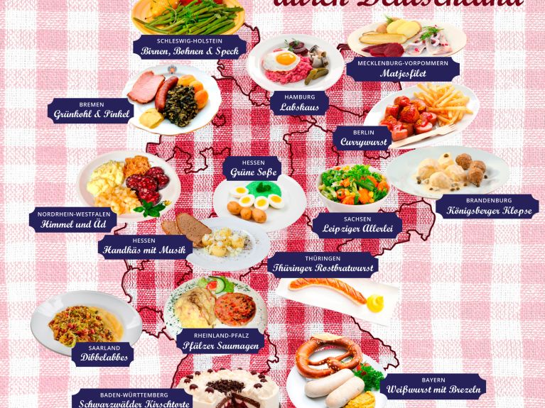 Kulinarische Reise durch Deutschland