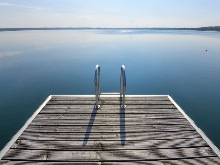 Jetty at Gräbendorfer Lake 