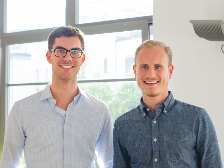 Linguedo’s founders: Matthias Gilch (l.) and Kai Hübner.