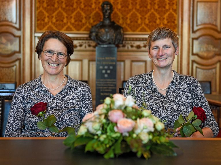 “Casamento gay”: Marion e Undine Maria Eggers esperaram 17 anos por este momento. 