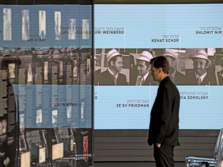 Visitors can read about the lives of the victims and their families.