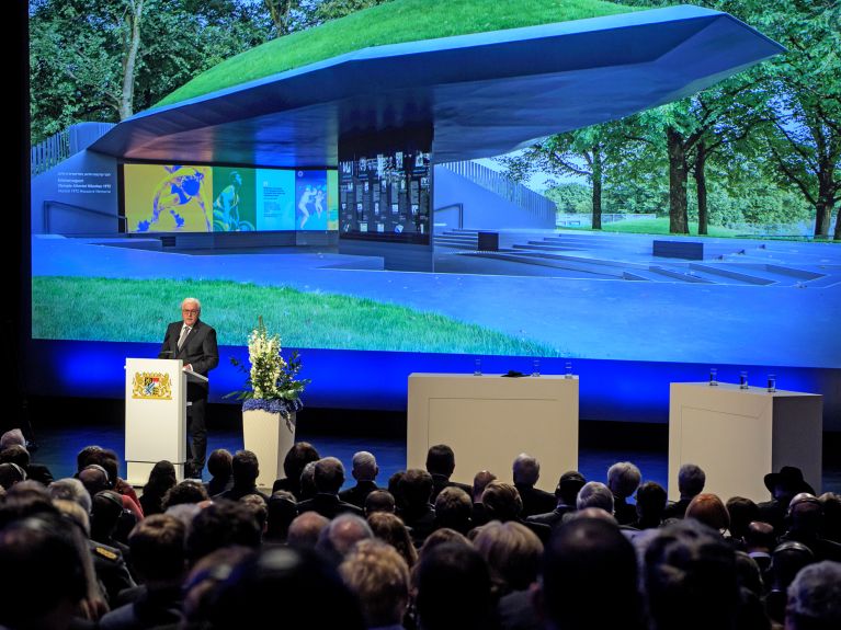 Opening of the new place of remembrance in Munich. Opening of the new place of remembrance in Munich.