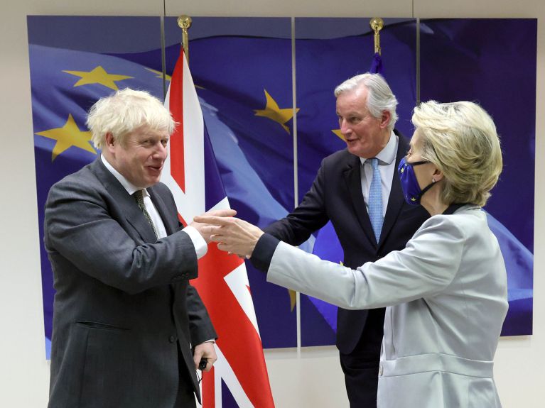 Boris Johnson, Ursula von der Leyen, Brexit