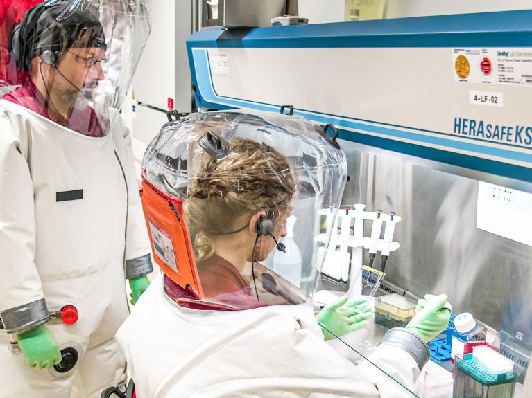 Le laboratoire hautement sécurisé de l’Institut Robert-Koch