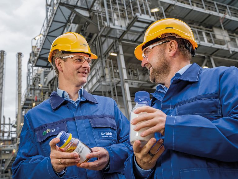 BASF-Mitarbeiter im ChemCycling