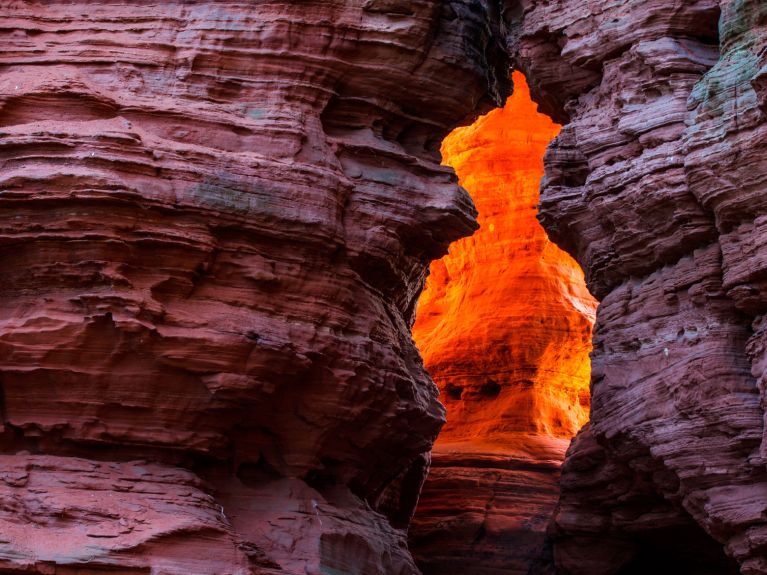 Les roches Altschlossfelsen dans la Forêt palatine