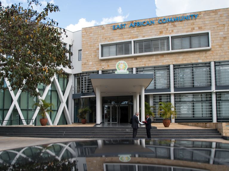 Symbol of cooperation: the building of the EAC Secretariat, financed by Germany