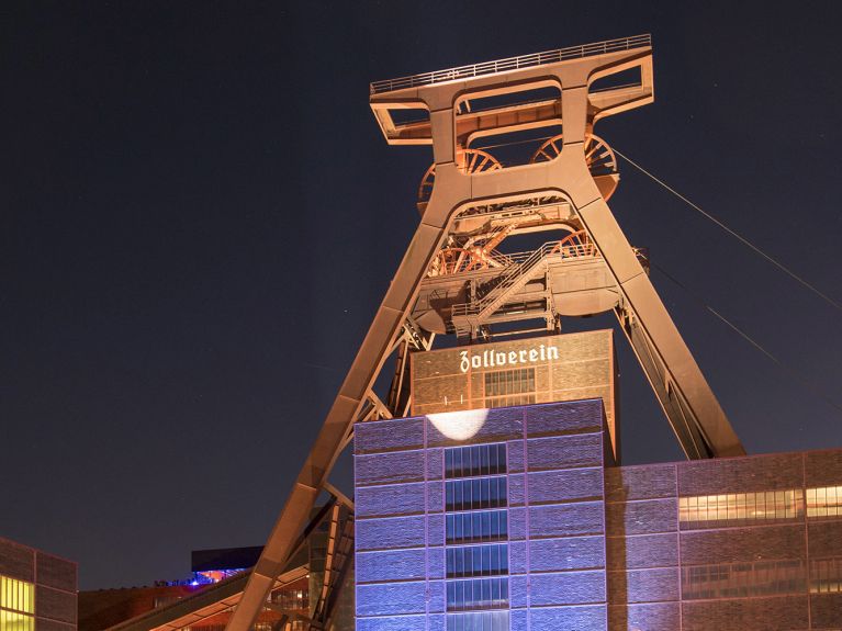 Essen, dans le bassin de la Ruhr : l’ancienne mine de charbon Zollverein.