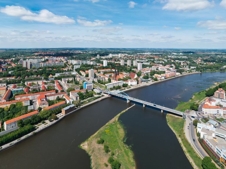 Niemiecko-polskie miasto bliźniacze Frankfurt nad Odrą i Słubice