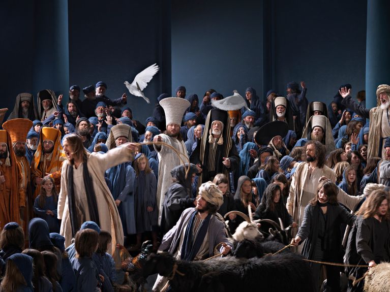 A scene from the Passion Play 