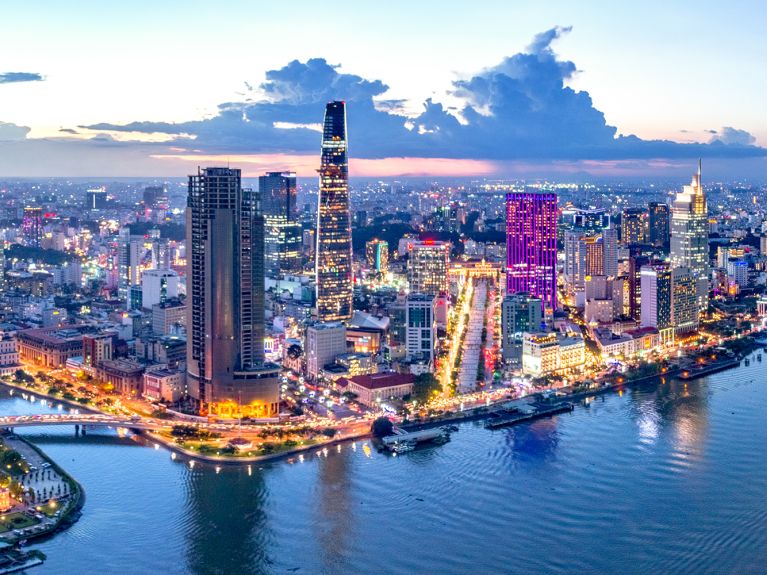 Ho-Chi-Minh-Stadt, das Business-Ziel