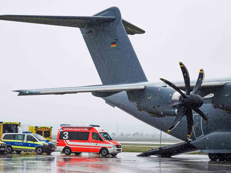 Transport von Schwerstkranken nach Deutschland