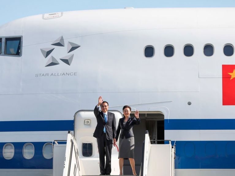Li Keqiang für Freihandel Li Keqiang für Freihandel