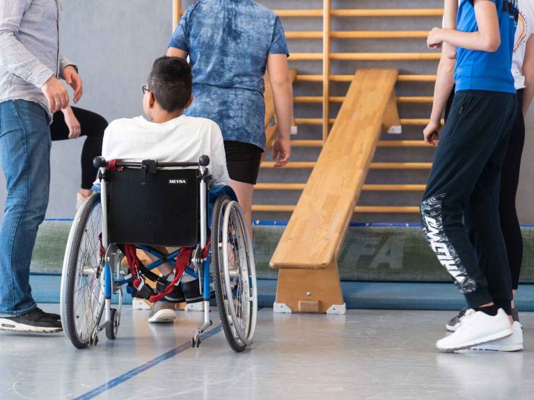 Inclusion during PE lessons
