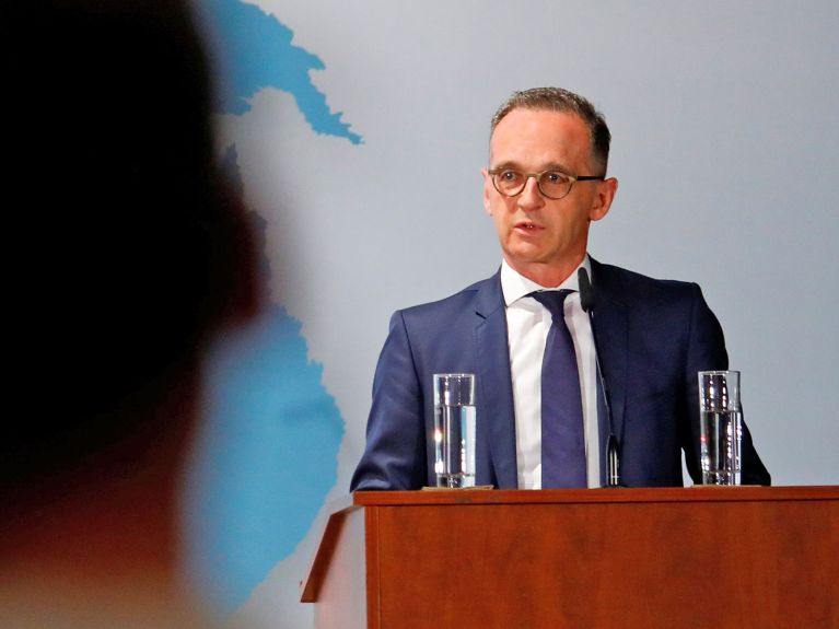 Außenminister Heiko Maas stellt das Konzept vor.