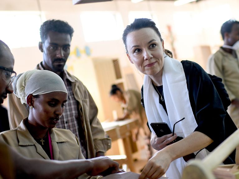 Michelle Müntefering, Ministra de Estado del Ministerio de Asuntos Exteriores de Alemania.