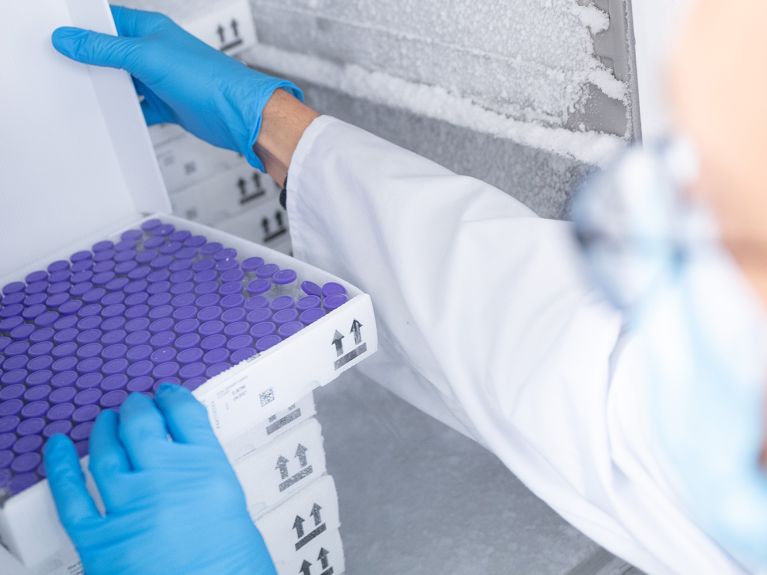 Vaccines are stored in special refrigerators. Vaccines are stored in special refrigerators.