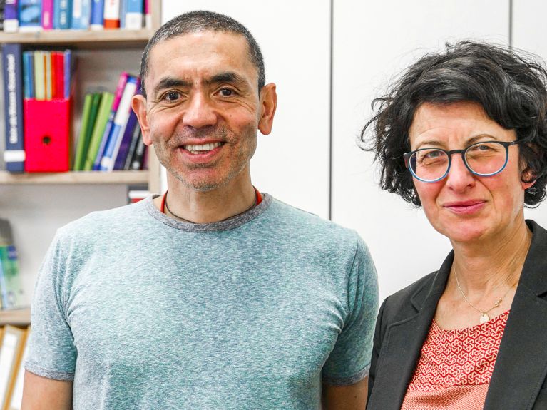 The husband-and-wife research team Özlem Türeci and Ugur Sahin.