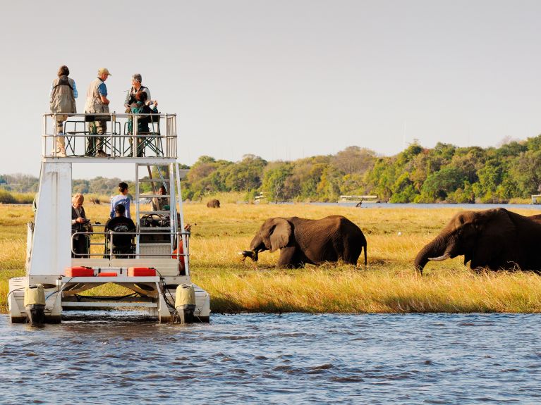Sustainable tourism: Okavango Delta in Botswana is part of the KAZA project.