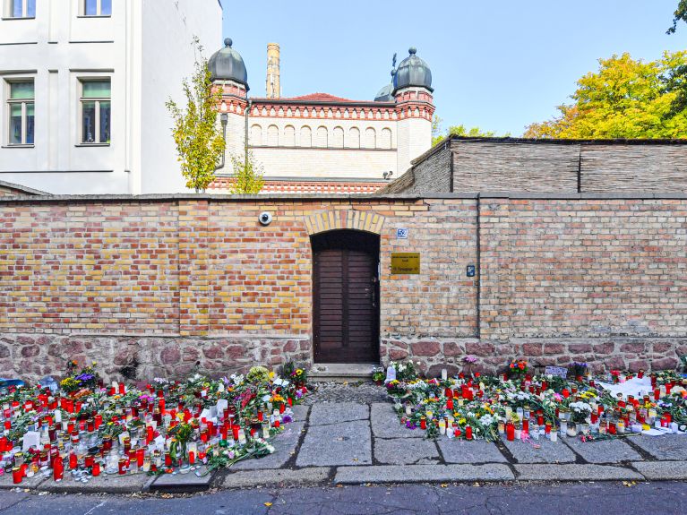 Two people died in an anti-Semitic attack in Halle.