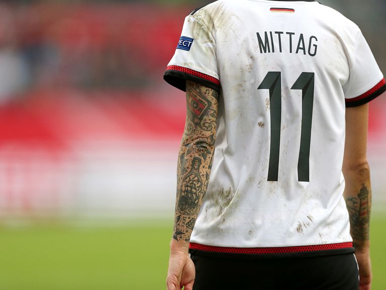 Anja Mittag, jugadora alemana de la selección alemana de fútbol femenino