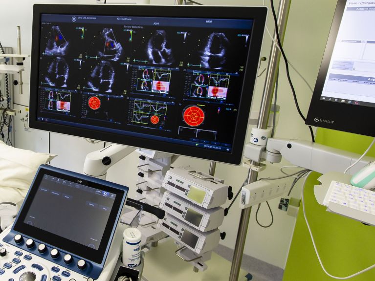 Auch im Krankenhaus sind alle Patienten-Informationen verfügbar.