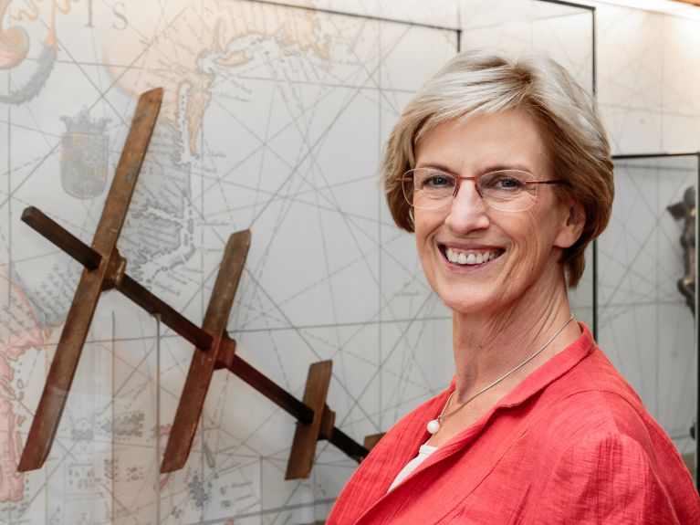 Monika Breuch-Moritz é embaixadora marítima da Alemanha. 