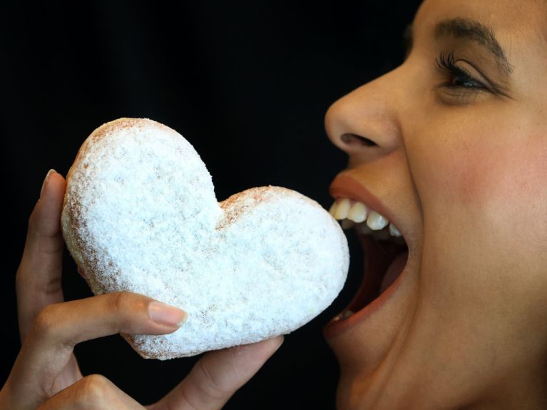 Ein Gebäck mit vielen Namen: Kreppl, Berliner, Krapfen.