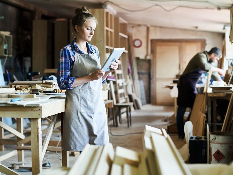 Modernes Handwerk spielt in Deutschland eine wichtige Rolle.