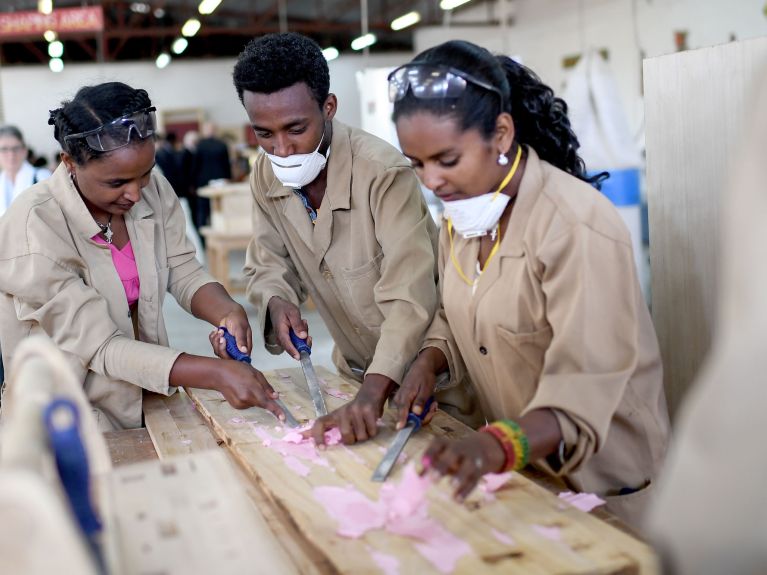 Formation professionnelle en Ethiopie : réussir avec des aptitudes pratiques