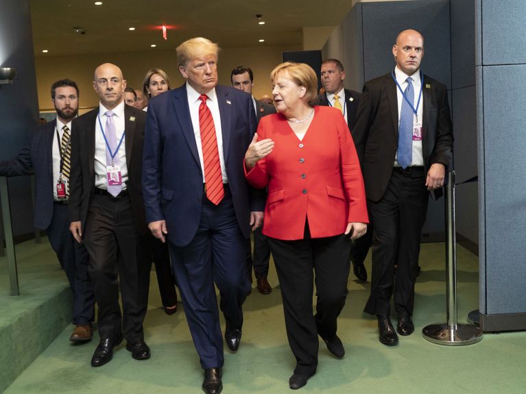 President Donald Trump and Chancellor Angela Merkel 