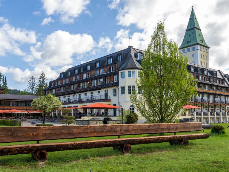 Schloss Elmau in den bayerischen Alpen