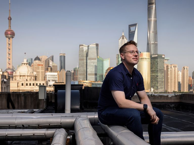  Thomas Derksen lebt als Influencer in Shanghai.