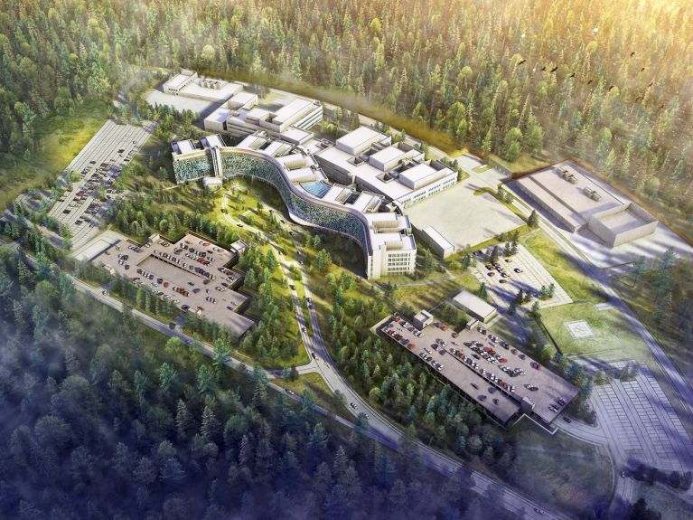 Das zukünftige Militärkrankenhaus der USA in Weilerbach 