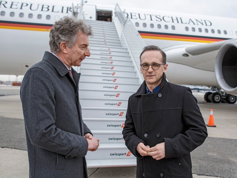 UN Ambassador Heusgen and Federal Foreign Minister Maas