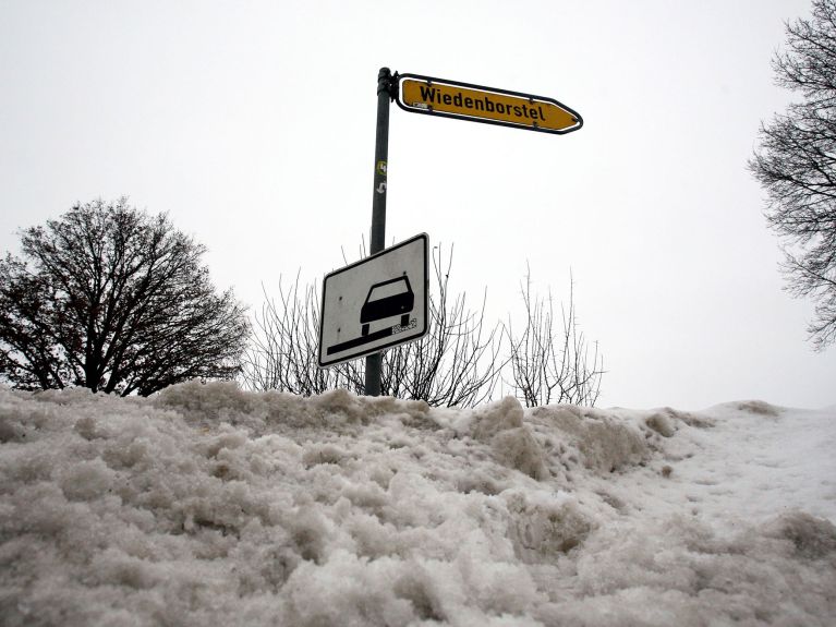 Wiedenborstel Straßenschild