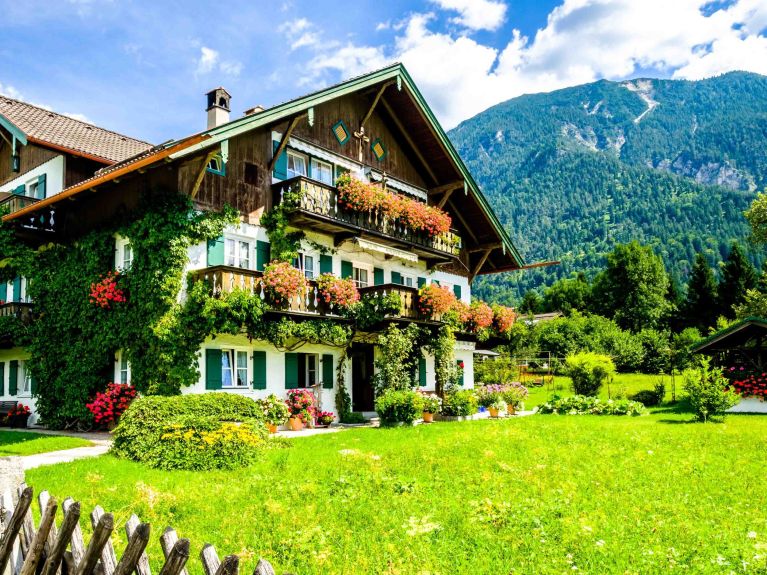 A traditional Bavarian farmhouse  