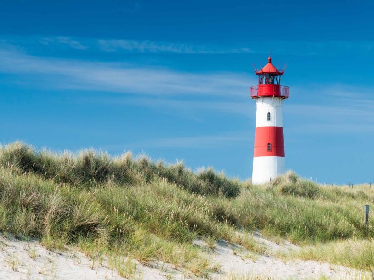Beach and lighthouse 