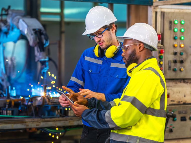 Deutsche Industrie: hochentwickelte Produktion Deutsche Industrie: hochentwickelte Produktion