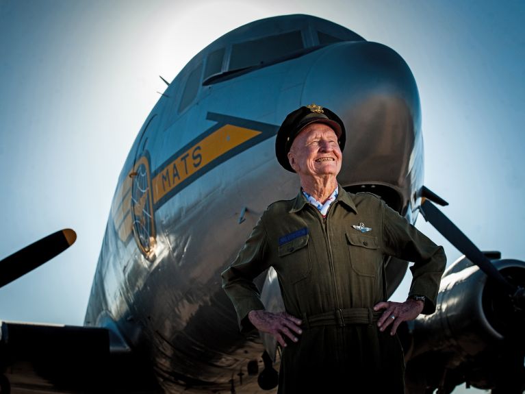 Air-Force-Pilot Gail Seymour „Hal“ Halvorsen Air-Force-Pilot Gail Seymour „Hal“ Halvorsen